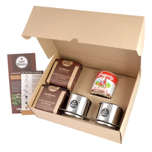 VietBeans Geschenkset - Kaffeegeschenk - 2 x 250g Kaffee + 2 Filter + Milch - Bild 1 von 9