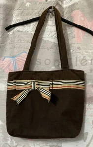 Women's Medium Corduroy Tote Bags Canvas Shoulder Bag-Brown-by BETTZ DESIGNS - Picture 1 of 5