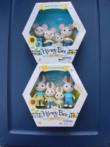 Honey Bee Acres The CHEDDARS Mcscampers Mouse Family New - Picture 1 of 3