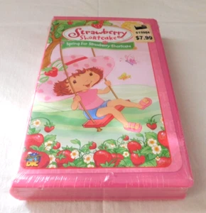 New VHS Children's Movie Spring For Strawberry Shortcake - Picture 1 of 4