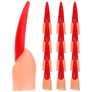 20 Pcs Fake Finger Child Halloween Nails Claws Plastic Fingers Witches - Bild 1 von 12