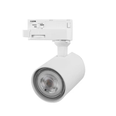 MARKENLOS CLE PURI 99 LED 3Ph Stromschienenstrahler GU10 weiss inkl. Adapter