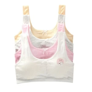 5 Pack Girls Teen Bra Girl Top Vest Sport Underwear Training Bras 12-14 Year - Picture 1 of 11