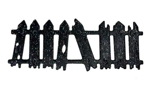 Distressed Picket Fence #2 Yard House Home Halloween Metal Dies Standard Thin - Picture 1 of 2