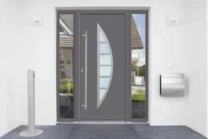 Hochwertige Aluminium Haustür anthrazit Modell JWC06 opt. Seitenteil & Oberlicht - Bild 1 von 5