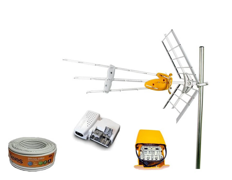Kit TDT Televes Alta Ganancia +75dB LTE 5G - Immagine 1 di 1