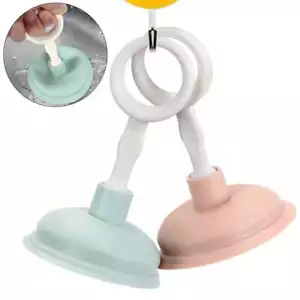 Leistungsstarker Mini Waschbeckenkolben für verstopfte Waschbecken, Dusche, Badewanne und kleine Abflüsse - Bild 1 von 14