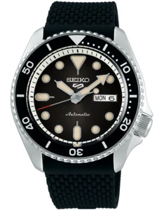 Seiko Men's 5 Sports Automatic Black Dial Watch - SRPD73K2 NEW - Picture 1 of 1