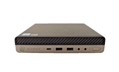 HP EliteDesk 800 G3 Mini 35W Intel i5-7500T 8GB RAM 100GB SSD Win11 wPSU Desktop - Image 1 of 4