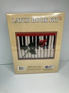 Natura Latch Hook Kit #R848 Piano Keys 20" x 27" Brand New Sealed - Picture 1 of 9