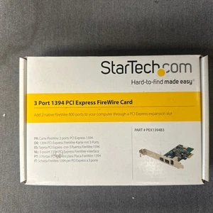 STARTECH.COM Startech 3port PCIE Express FireWire PEX1394B3 / PEX1394B3 NEU - Bild 1 von 4