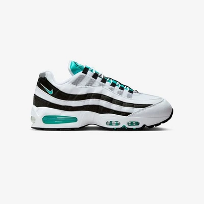 MENS NIKE AIR MAX 95 OG_WHITE/HYPER JADE-BLACK-METALLIC IM7409-100-SIZE 9.5 - Image 1 of 4