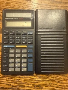 Texas Instruments TI-34 Taschenrechner Solar - mit Deckel FUNKTIONIERT SUPER! - Bild 1 von 5
