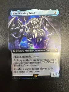 Lámina de arte extendida The Warring Triad Magic The Gathering Magic The Gathering casi nueva JL - Imagen 1 de 10