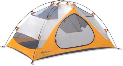 Tienda Trump Marmot Limelight 2P amarillo/gris camping mochilero - sin bolsa de transporte Foto 1 de 4