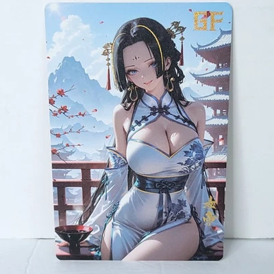 Tarjeta Boa Hancock Waifu Anime Niña Pared Sake Japón Arte Tablero De Gran Tamaño A5 Foto 1 de 4