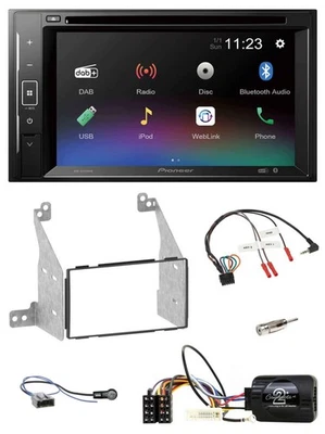 Pioneer Bluetooth Lenkrad USB 2DIN DAB DVD Autoradio für Nissan Pathfinder R51 2 - Bild 1 von 4