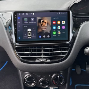 10.1" Android14 Für Peugeot 208/2008 2012-2018 Autoradio GPS Navi BT WiFi DAB FM - Bild 1 von 13
