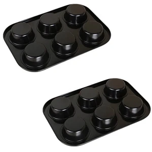 Stampo per torte teglia per muffin 6 fori tazza per muffin teglia da forno te teglia da forno 8753 - Foto 1 di 6
