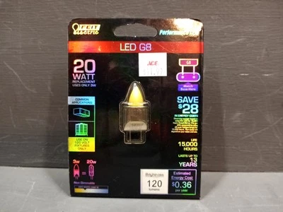 Feit Electric LED G8 20 Watt Replacement Bulb 120 Fixtures New In Package  - Image 1 of 4