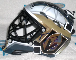 MARC-ANDRE FLEURY SIGNIERTE VEGAS GOLDEN KNIGHTS MINI-TORWARTMASKE - J.S.A Zertifikat - Bild 1 von 5