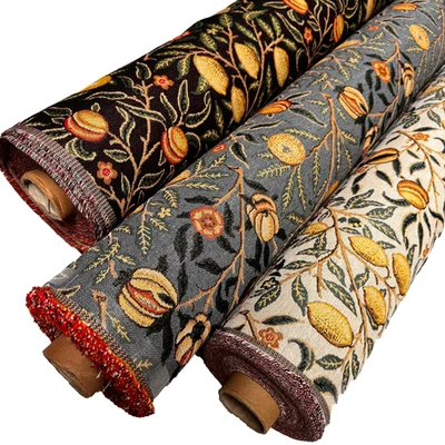 Classic William Morris Tapestry Fabric New World Patterns 139cm wide