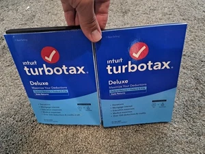 Intuit Turbotaz Deluxe Software CD-ROM Tax Year 2020 2021 - Zdjęcie 1 z 6