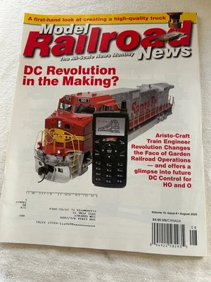 Model Railroad News Magazine August 2009 Vol 15 Issue 8 DC Revolution - Image 1 of 2