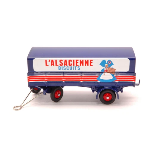 REMORQUE BACHEE L ALSACIENNE cm 11 Norev Camion Nouveau modèle - Photo 1/1