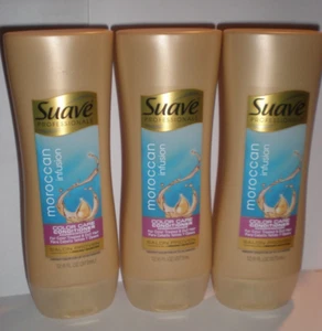 (3) SUAVE MOROCCAN INFUSION COLOR CARE CONDITIONER 12.6 FL OZ EACH BOTTLE - Picture 1 of 2