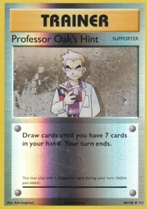 POKEMON - XY EVOLUTIONS - PROFESSOR OAK'S HINT - REVERSE HOLO 84/108 NM+ - Picture 1 of 1