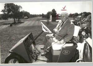 Foto de prensa 1985 creador de campos de golf Robert Trent Jones Montclair NJ vintage - Imagen 1 de 2
