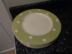 FAIRMONT & MAIN KITCHEN SPOT APPLE GREEN SALAD PLATES X 6 - Picture 1 of 1