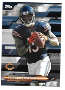 2014 Topps Football Fantasy Strategies Brandon Marshall Bears - Picture 1 of 2