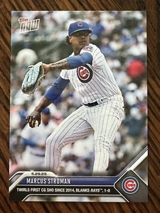 Marcus Stroman Chicago Cubs 2023 Topps Now MLB #358 - Imagen 1 de 2