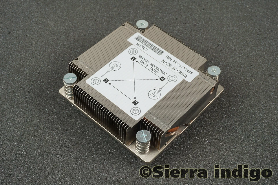 IBM FRU 81Y7495 Heatsink m3250 M2 69Y5421 - Immagine 1 di 1