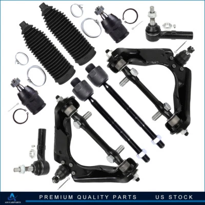 Fit For 2000-04 Dodge Dakota 10x Front Upper Control Arm And Ball Joint Tie Rod - Image 1 of 4