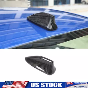 ABS Carbon Fiber Car Roof Antenna Overlay Molding Fit For Subaru WRX 2022-2024 - Picture 1 of 11