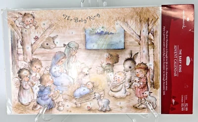 Vintage Hallmark MARY HAMILTON THE BABY KING Advent Christmas Calendar NEW - Image 1 of 4