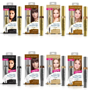 COVER YOUR GRAY WATERPROOF BRUSH-IN ROOT TOUCH UP ALL COLOURS + FREE DELIVERY - Picture 1 of 9