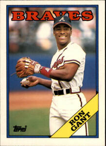1988 Topps Traded Atlanta Braves Baseball Card #39T Ron Gant XRC
