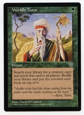 MtG - Magic the Gathering - WORLDLY TUTOR - Mirage #153 - Unplayed MINT!