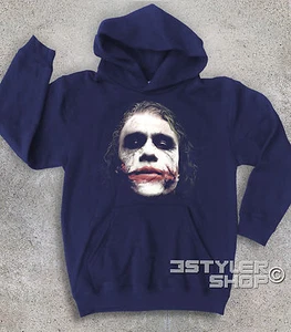 Child's Hoodie JOKER 1 THE DARK KNIGHT BATMAN Heath Ledger - Picture 1 of 1