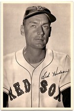 1954 BOSTON RED SOX PICTURE PACK SID HUDSON  6" x 9"