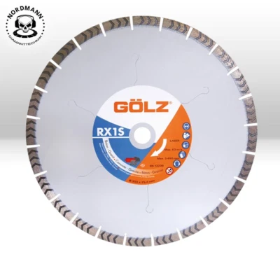 GÖLZ RX1S 300mm - 600mm UNIVERAL Trennscheibe für Steintrennmaschinen Waschbeton