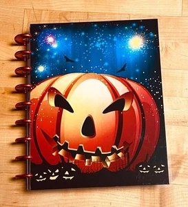 Pumpkin Halloween Fall Front/Back Cover Set for use w Classic Happy Planner~ - Picture 1 of 4