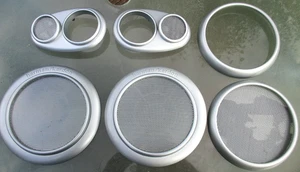MINI Cooper S R50 R52 R53 Harman Kardon Front Door Speaker Grill Tweeter SET - Picture 1 of 10