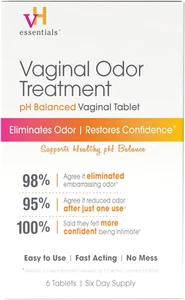 Vaginal Odor Treatment - Ph Balanced Vaginal Suppositories - 6 Tablets with Appl - Picture 1 of 12
