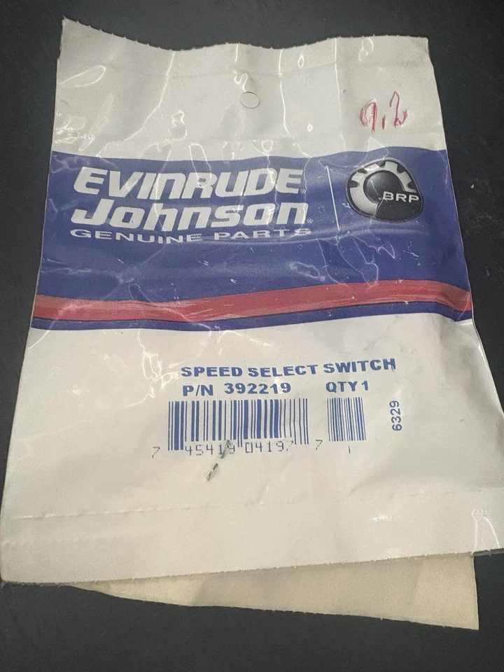 *NEW* Speed Selector Switch  Johnson Evinrude  Electric Trolling Motors 392219 - Image 1 of 4
