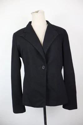 MARELLA BLAZER GIACCA DONNA 48 WOMAN CASUAL VINTAGE JACKET LANA WOOL UN BOTTONE - Immagine 1 di 4